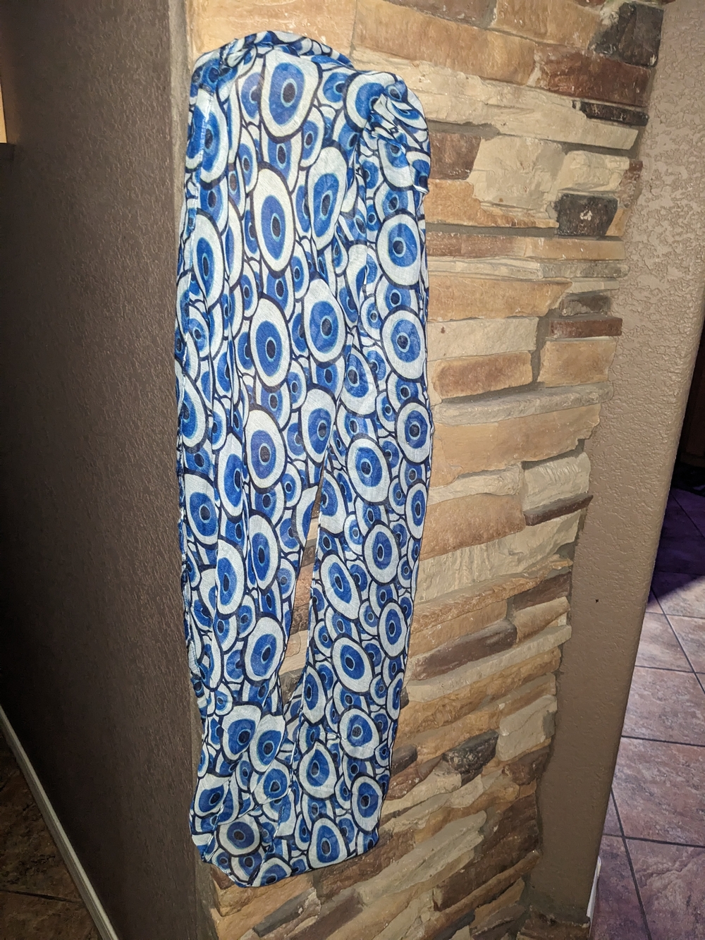 Blue Eye 🧿 patterned Lightweight Women's Scarf